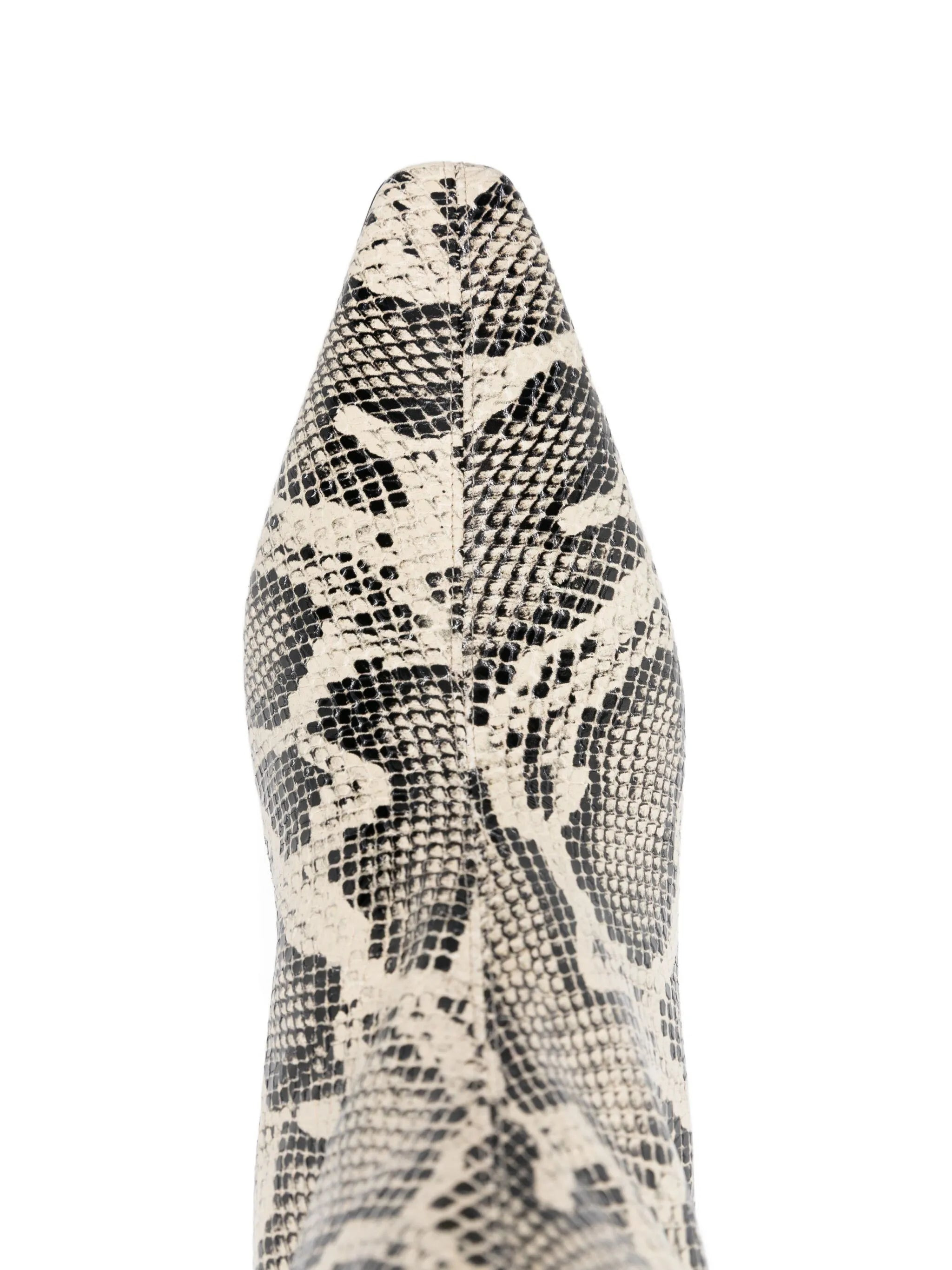 70mm Klea snake-print calf leather boots - 4