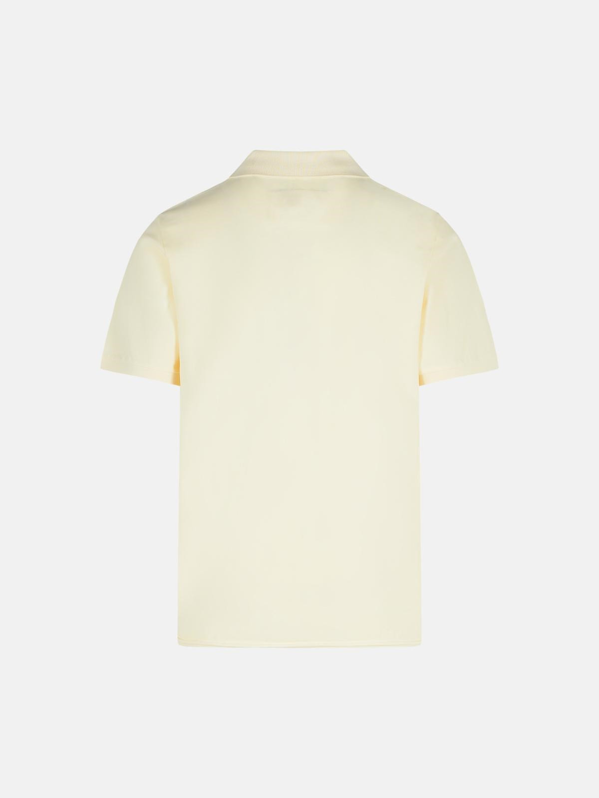 IVORY COTTON POLO SHIRT - 3