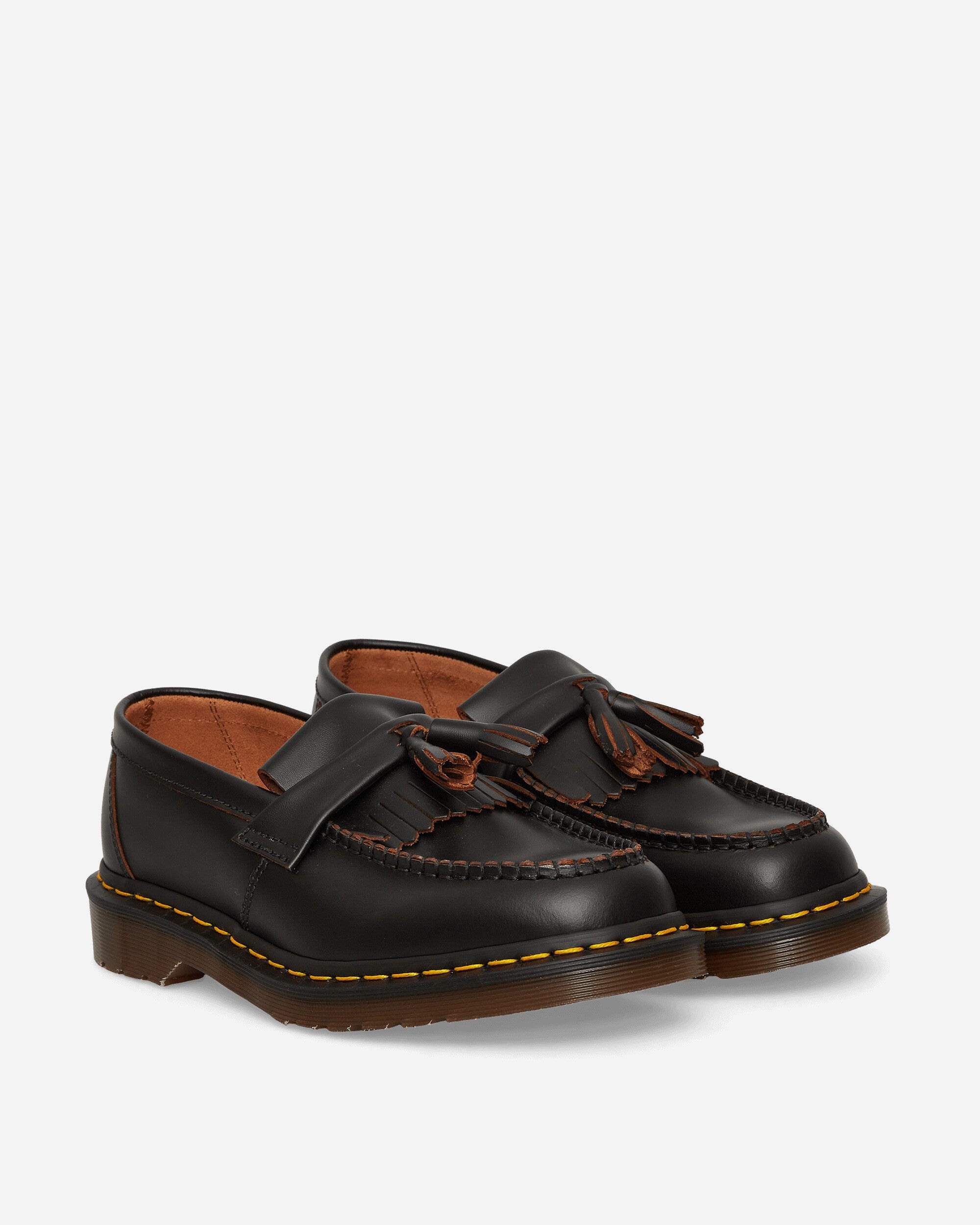 Vintage Adrian Tassel Loafers Black - 2