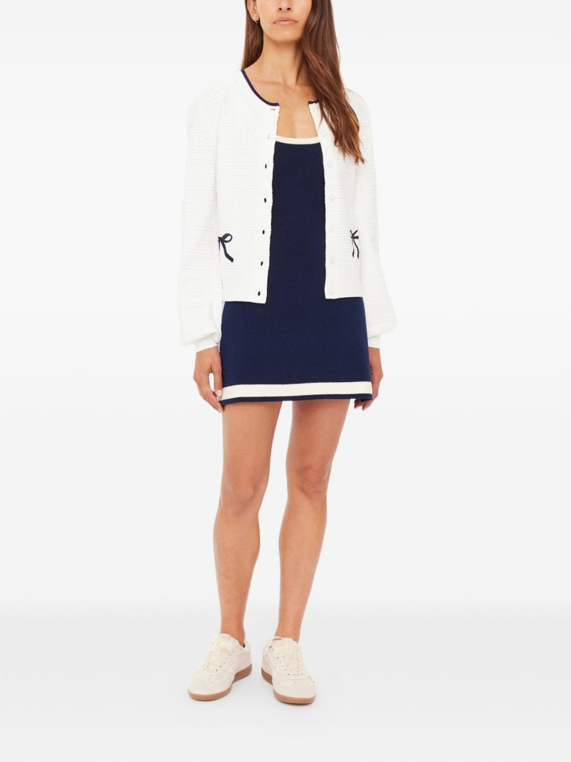 THE UPSIDE bow-detail cardigan outlook