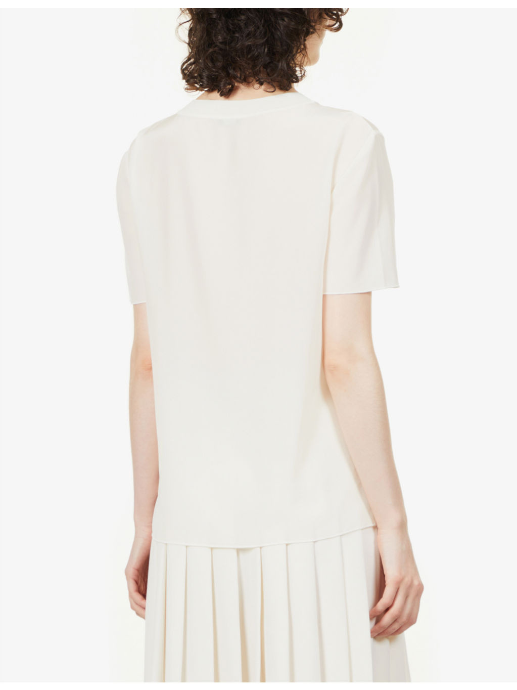 Rubin silk-crepe blouse - 4