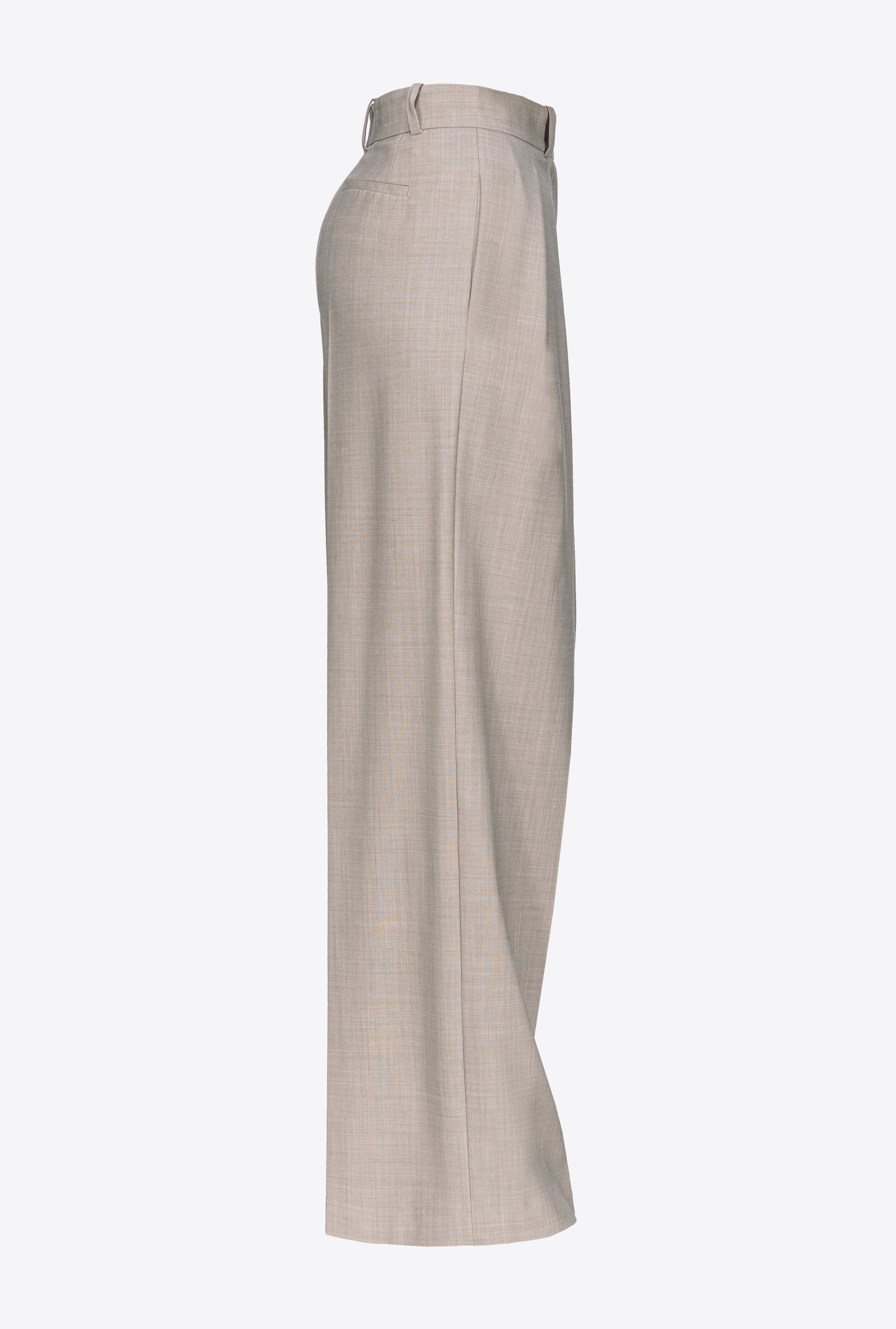 WOOL-BLEND PALAZZO TROUSERS - 3