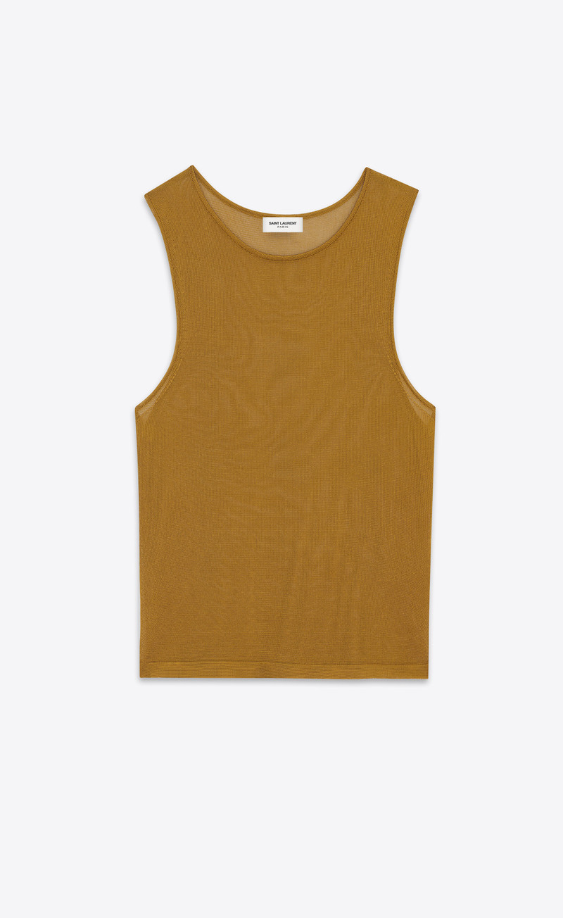 crop tank top in knit - 1