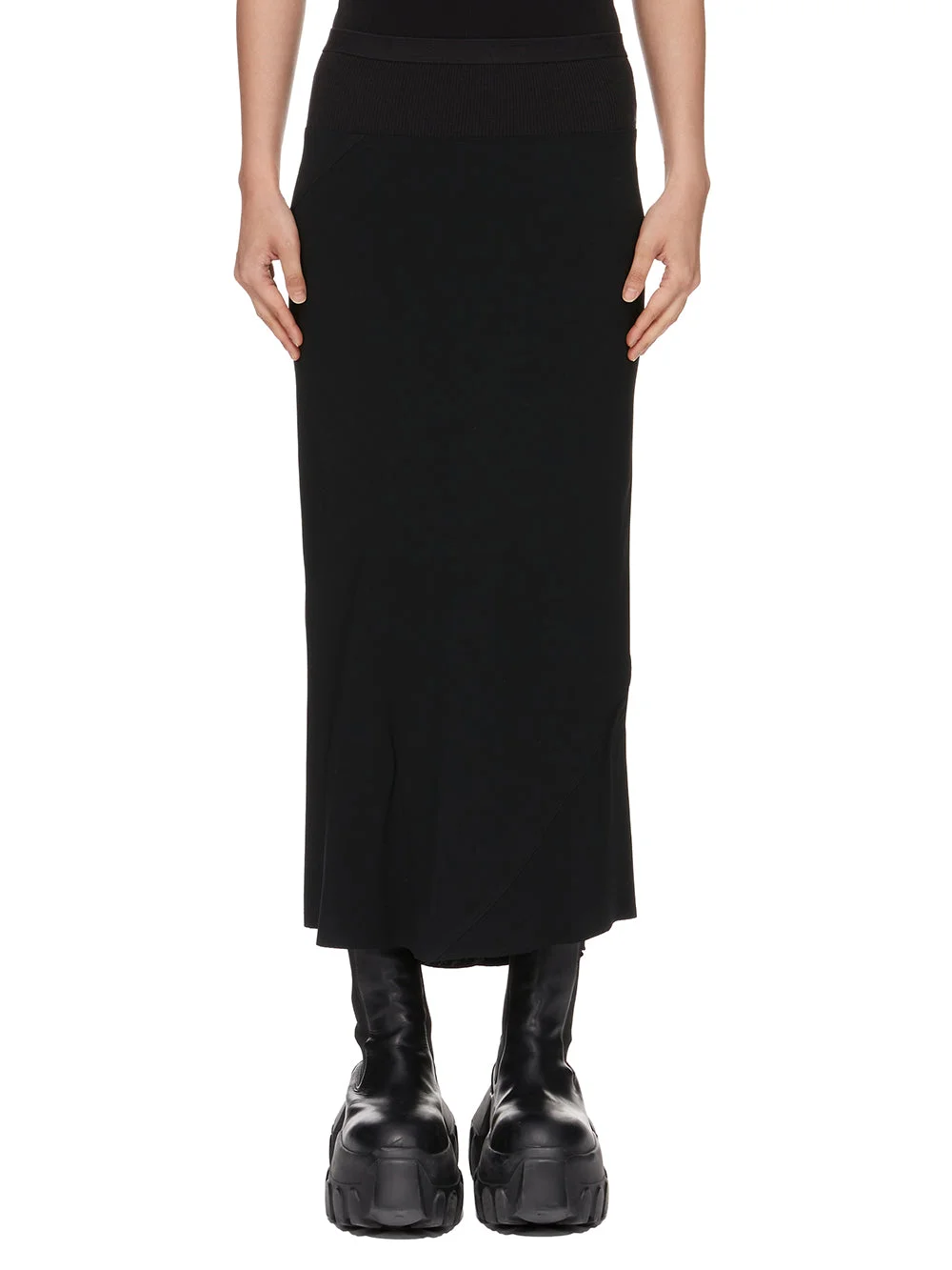 CALF BIAS SKIRT - 1