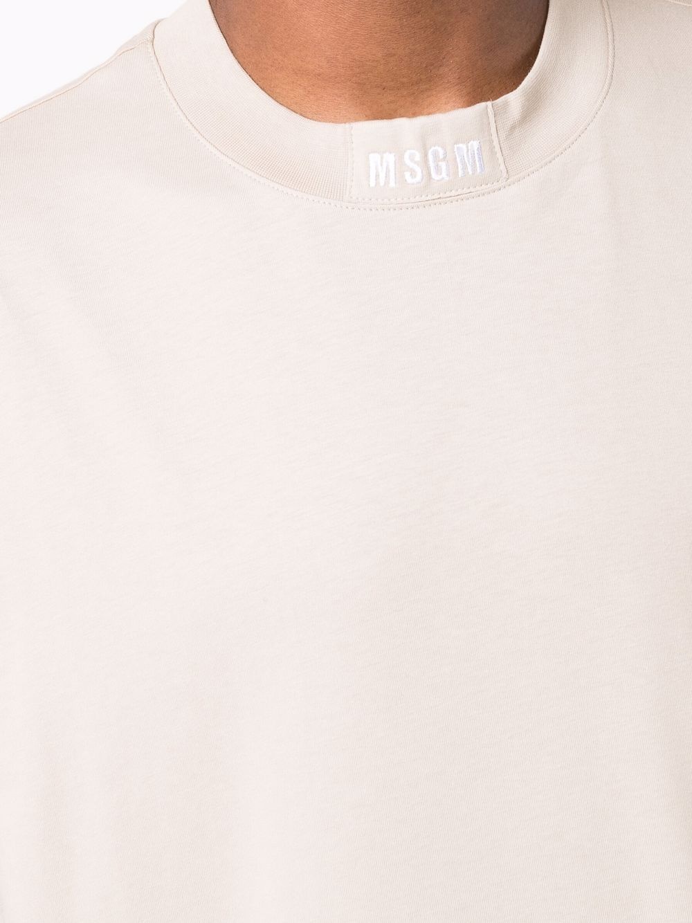 drop-shoulder cotton T-Shirt - 5