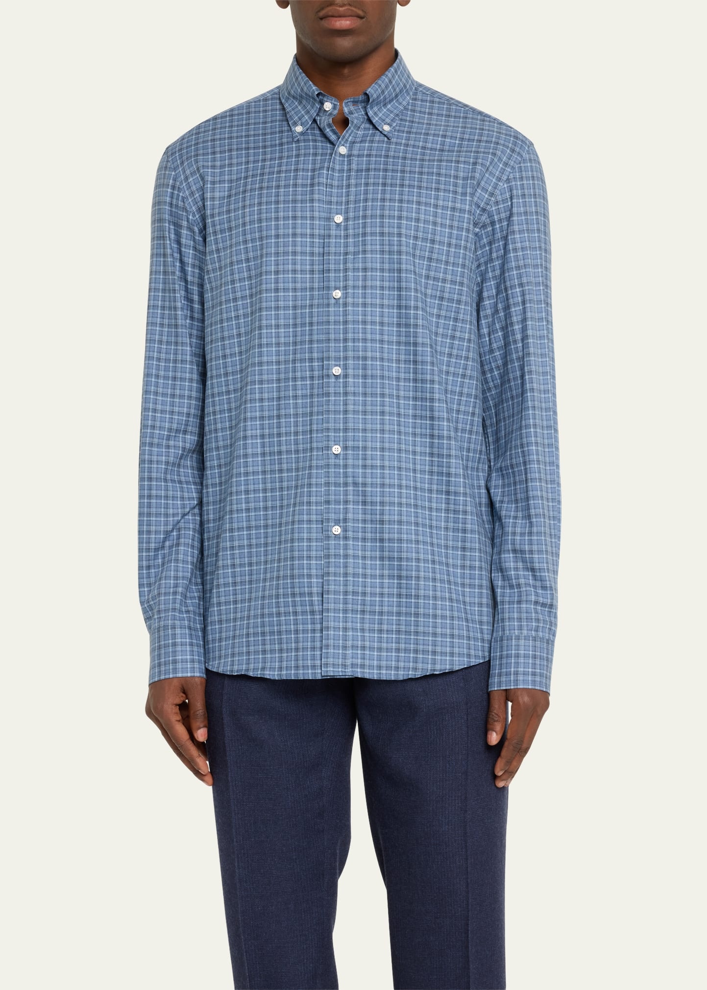 Men's Plaid Flannel Shirt - 4