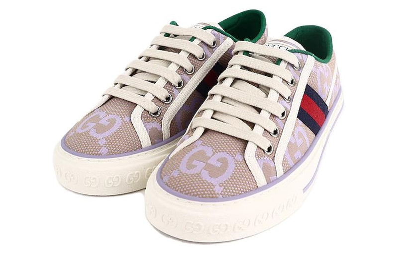 GUCCI Women's Gucci Tennis 1977 jumbo GG sneaker outlook