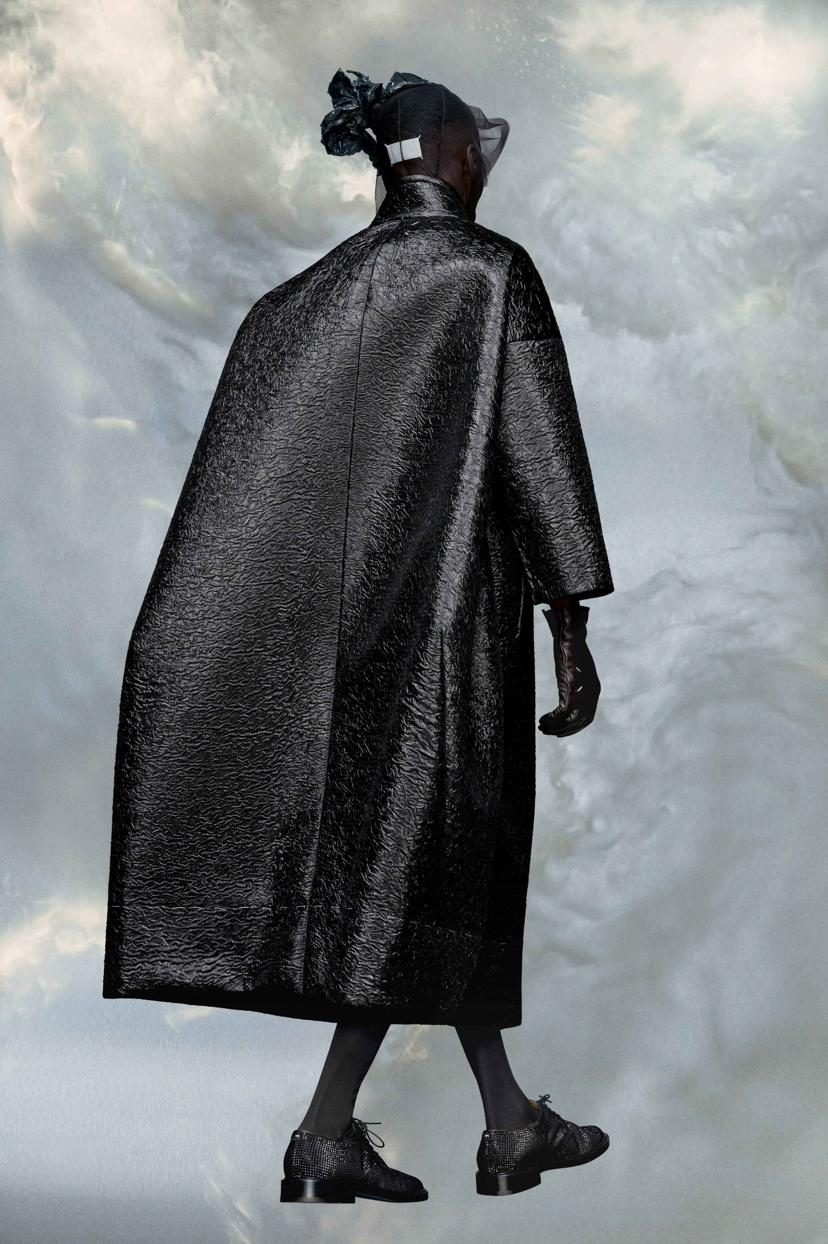 Oversized work-in-progress coat - 4