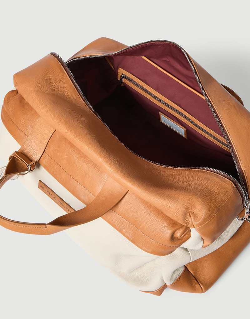 Grained calfskin and cowhide active bag 5