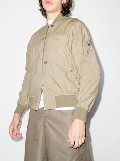 Stone Island Shadow Project zip-fastening bomber jacket outlook