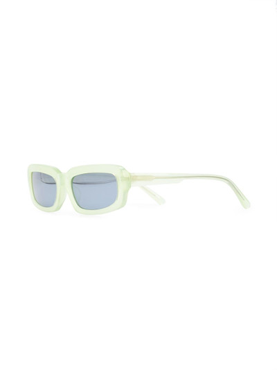 LINDA FARROW rectangle-frame sunglasses outlook