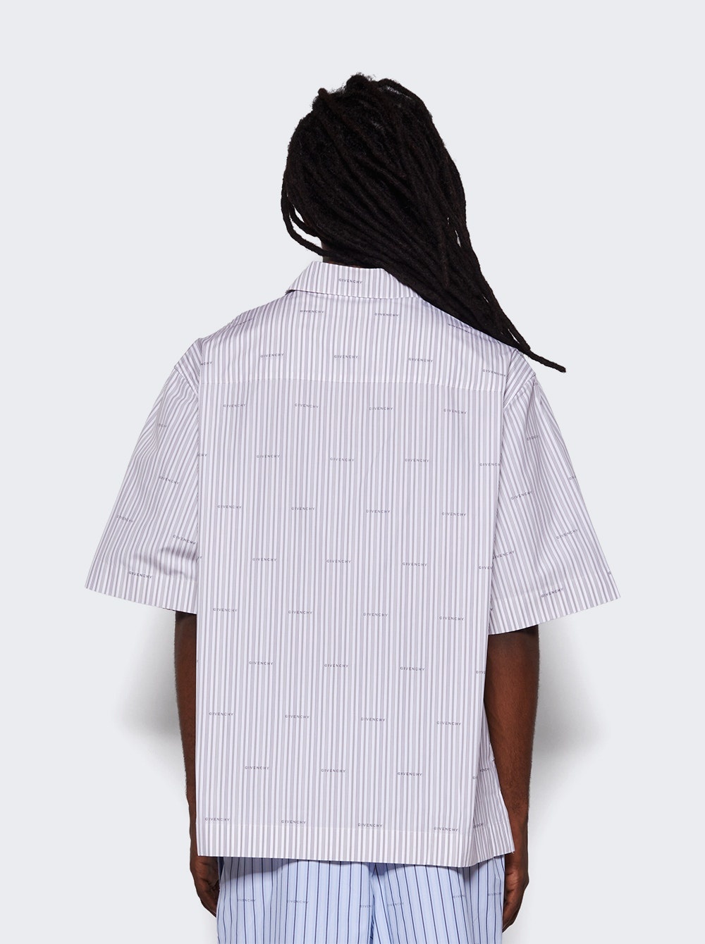 Short Sleeve Boxy Fit Shirt Grey - 5