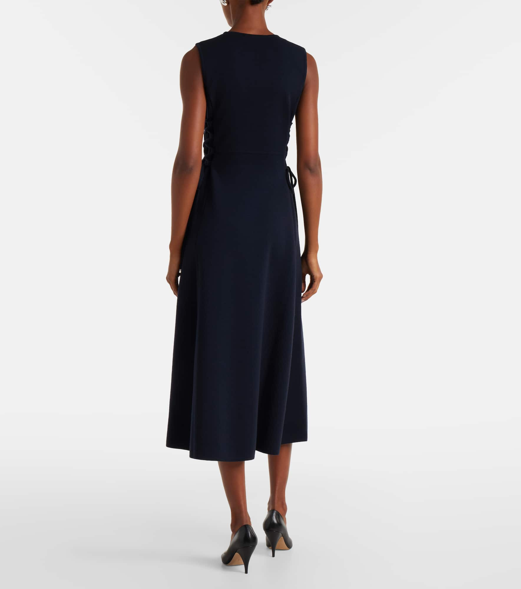 Delfi virgin wool midi dress - 3