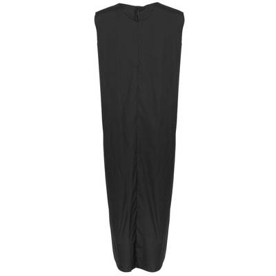 Raf Simons Sleeveless Midi Dress in Black outlook
