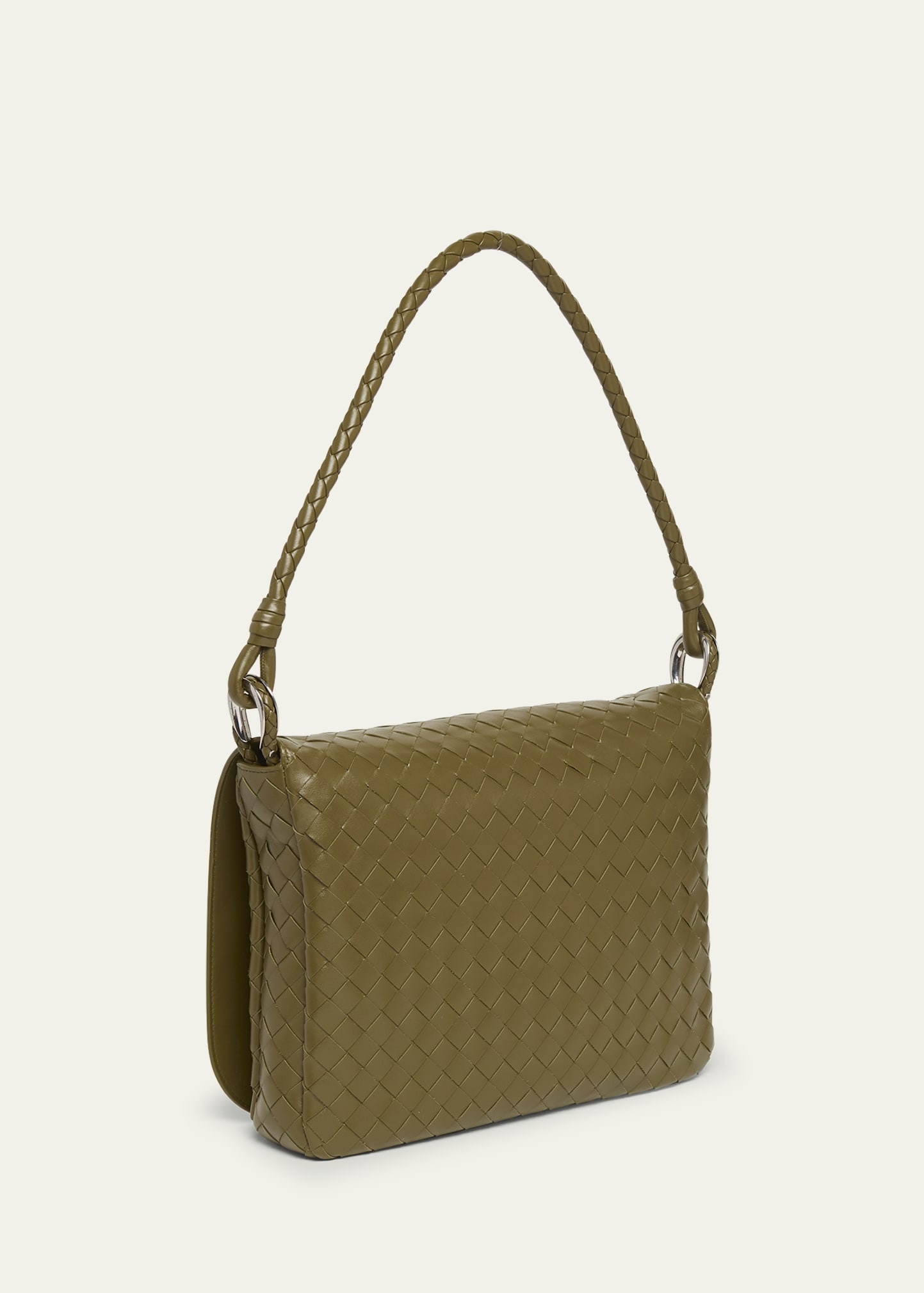 Men's Swing Small Intrecciato Leather Crossbody Bag - 3