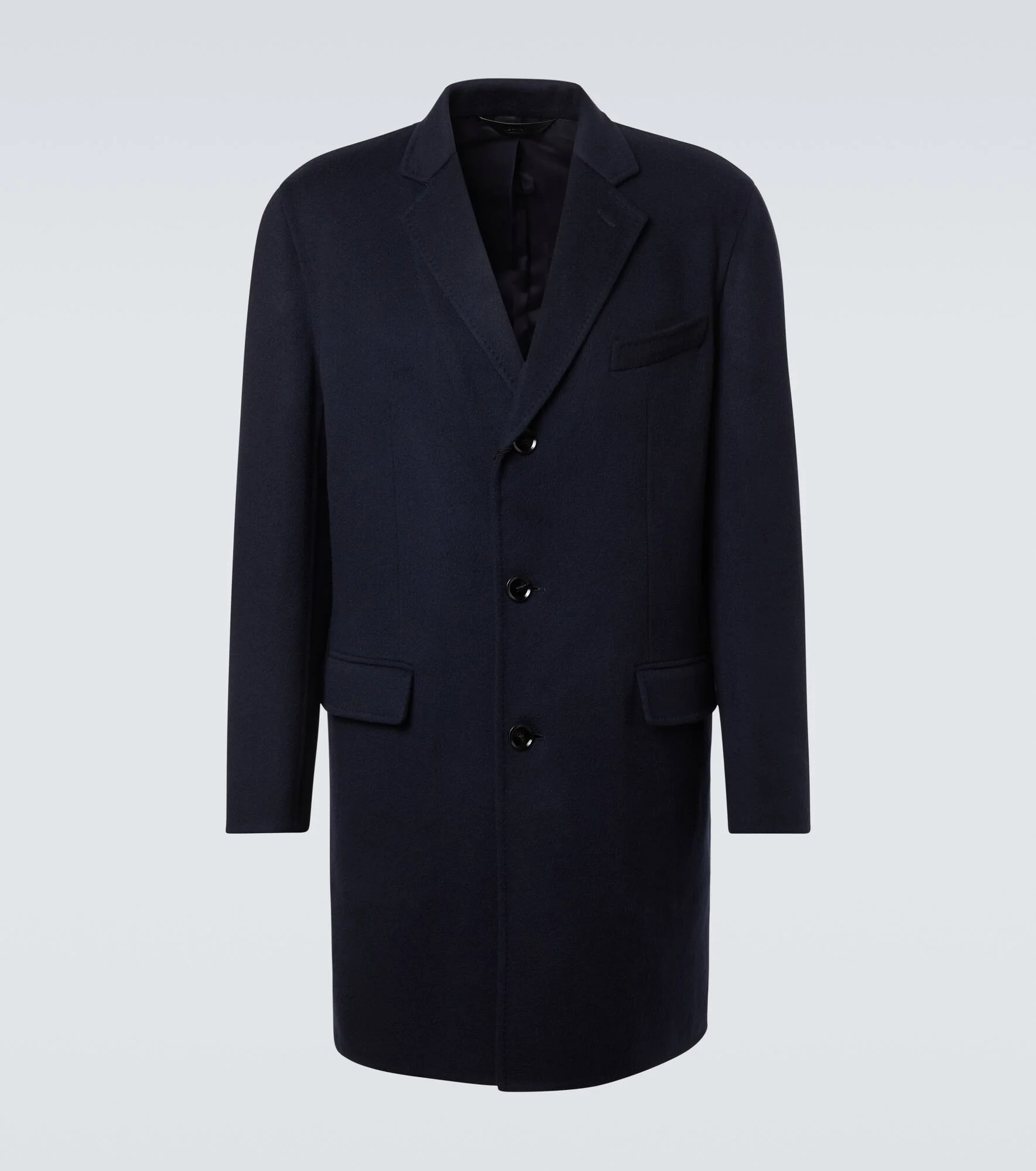 Wool and cashmere overcoat - 1