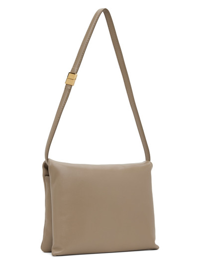 Marni Taupe Prisma Pouch Bag outlook
