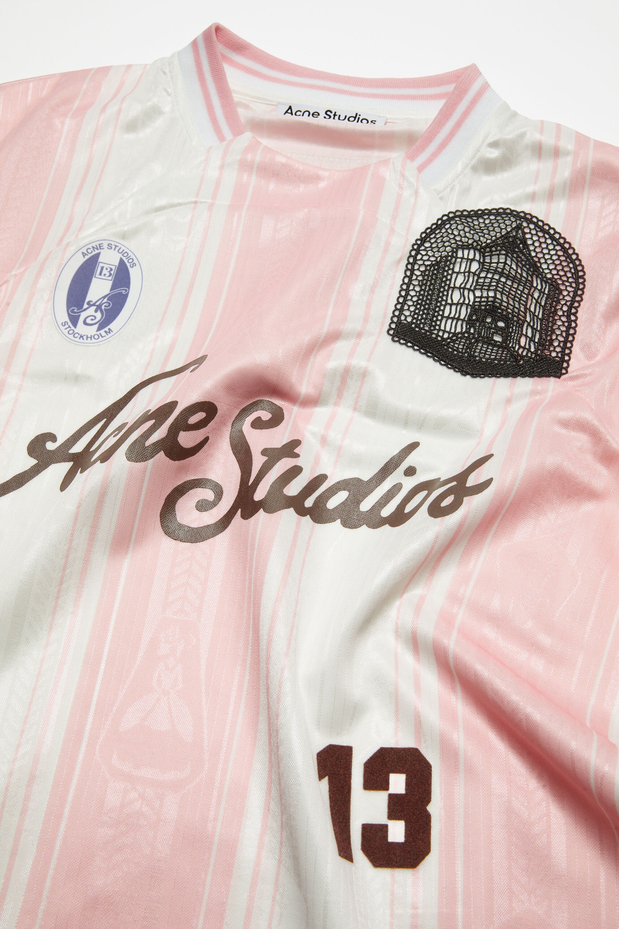 Logo long sleeve t-shirt - Pink/white - 5