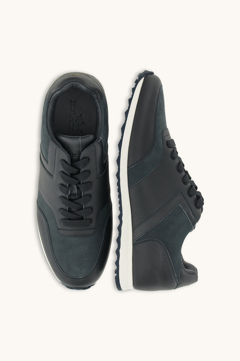 Paul & Shark SNEAKERS IN LEATHER AND SUEDE outlook