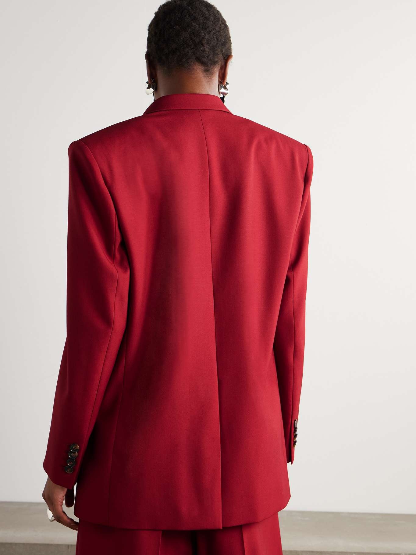 Oversized wool blazer - 4