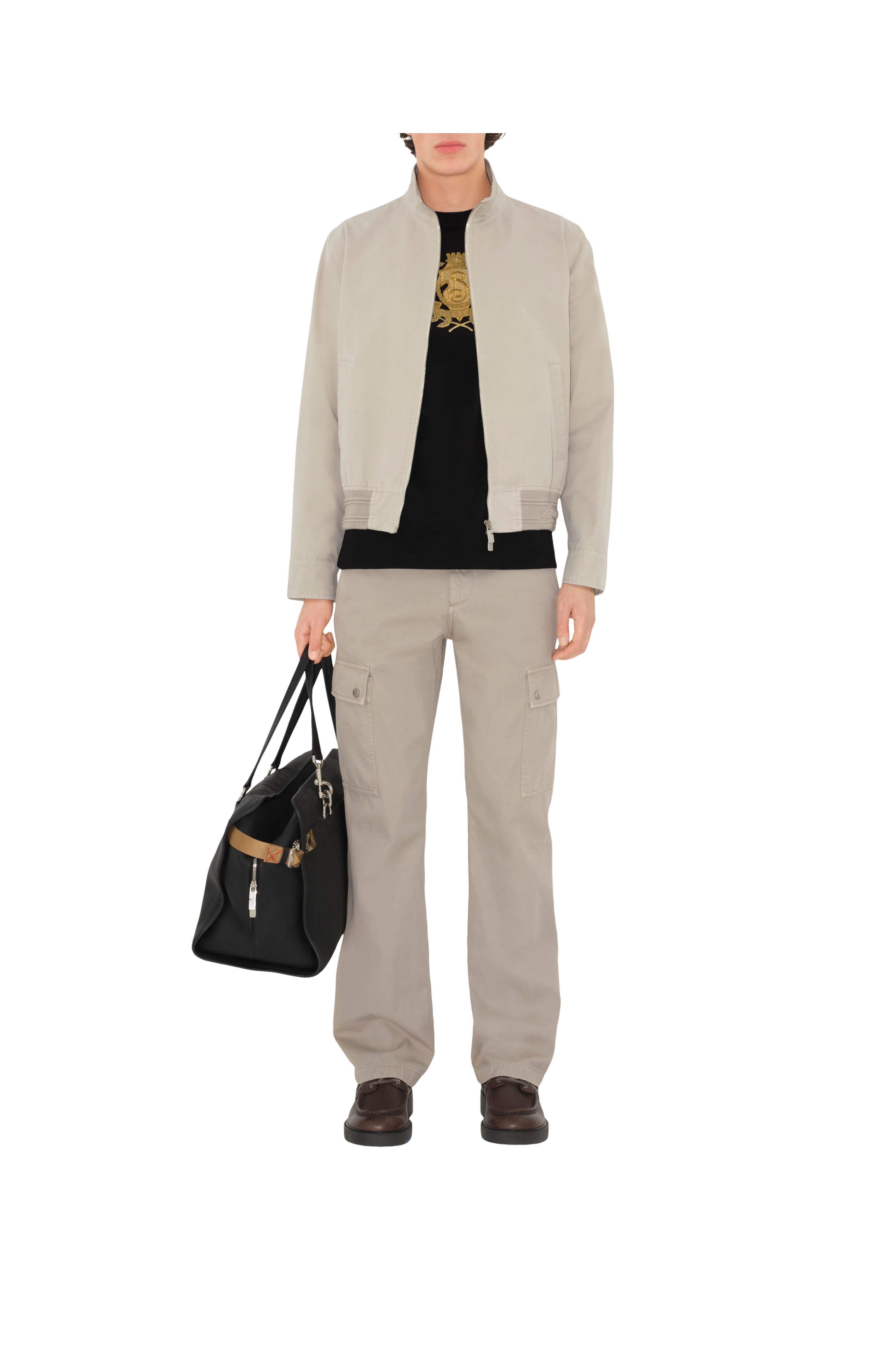 burberry B Crest Cotton T-shirt in Black at Nordstrom - 3