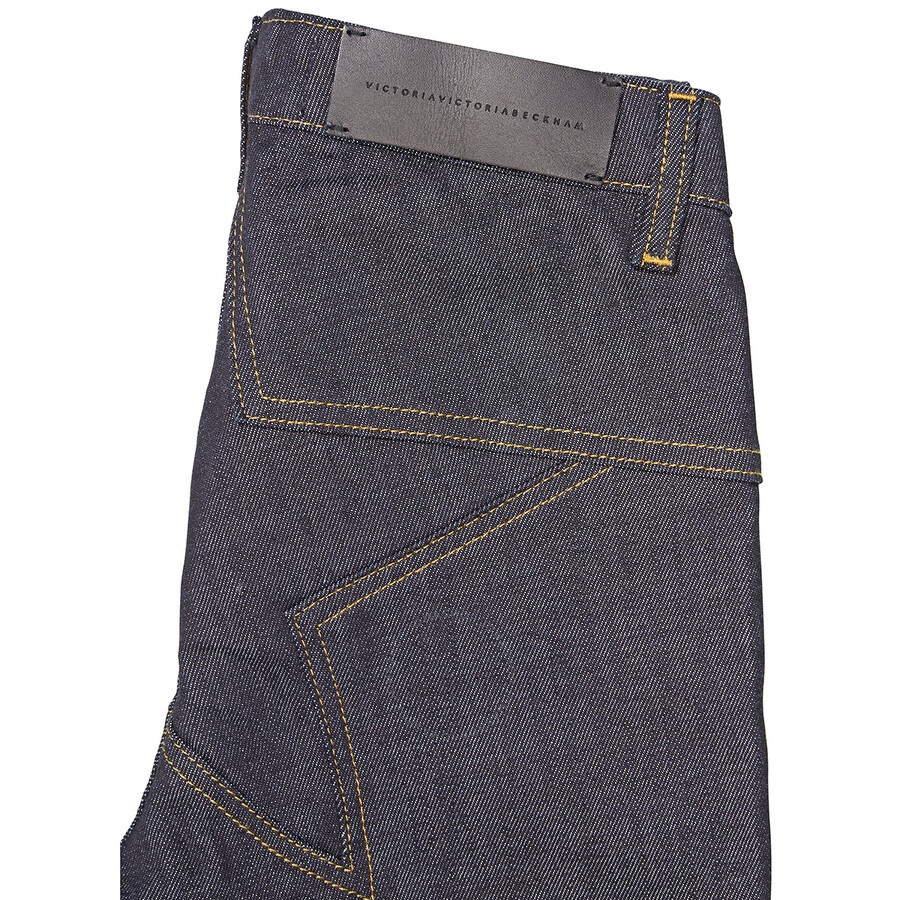 Victoria Beckham Ladies Blue Skinny Star Jeans, Waist Size 25" - 7
