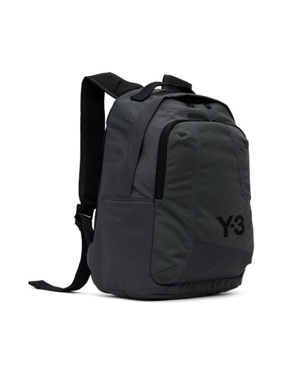 Y-3 Gray Classic Backpack outlook