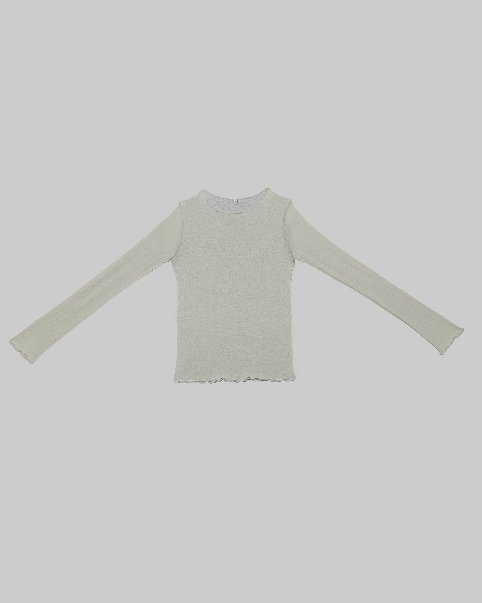 Kenru Long Sleve Tee - Fine Wool Rib - 9