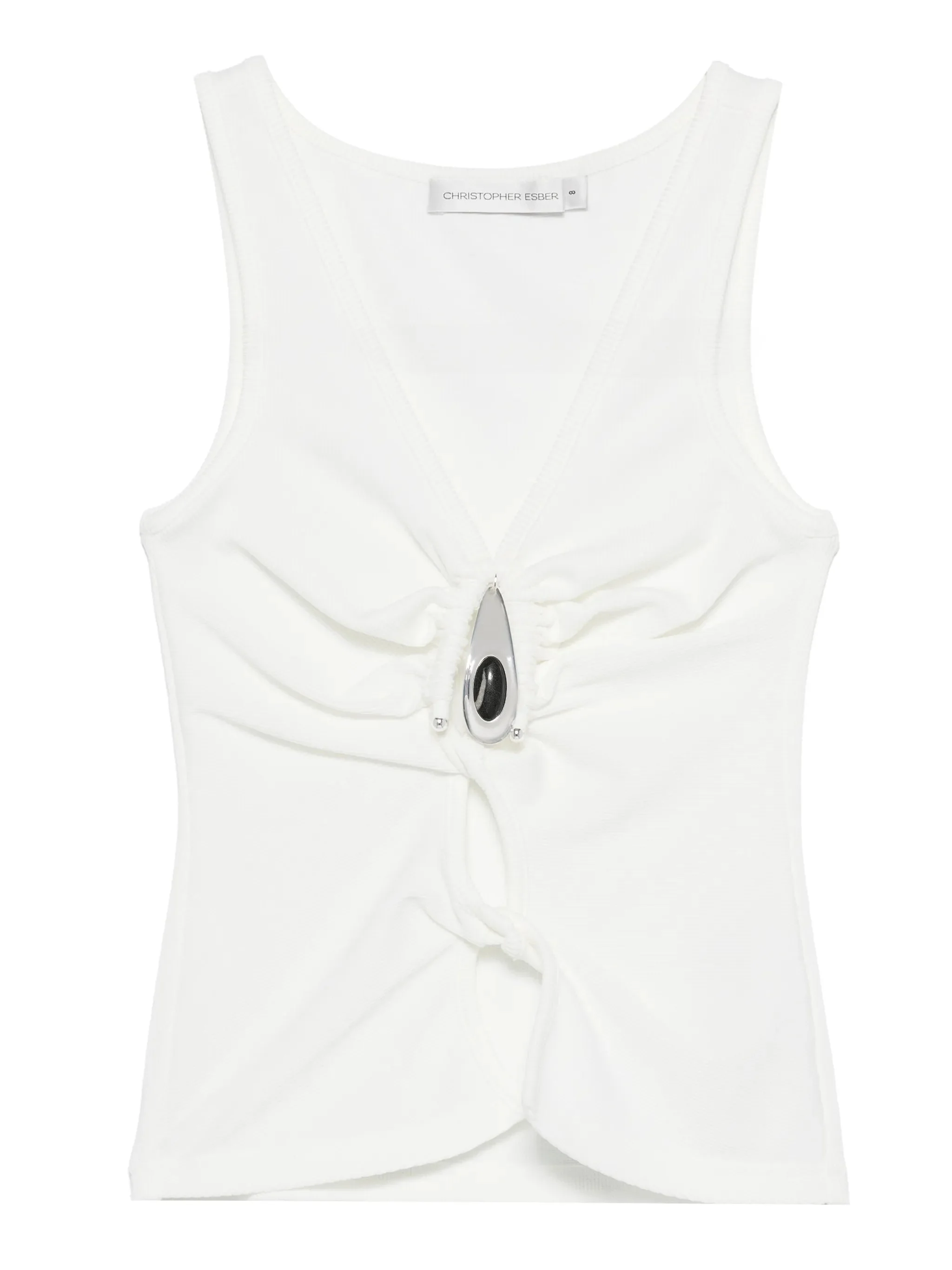 Christopher Esber Crystal-pendant Tank Top - 1