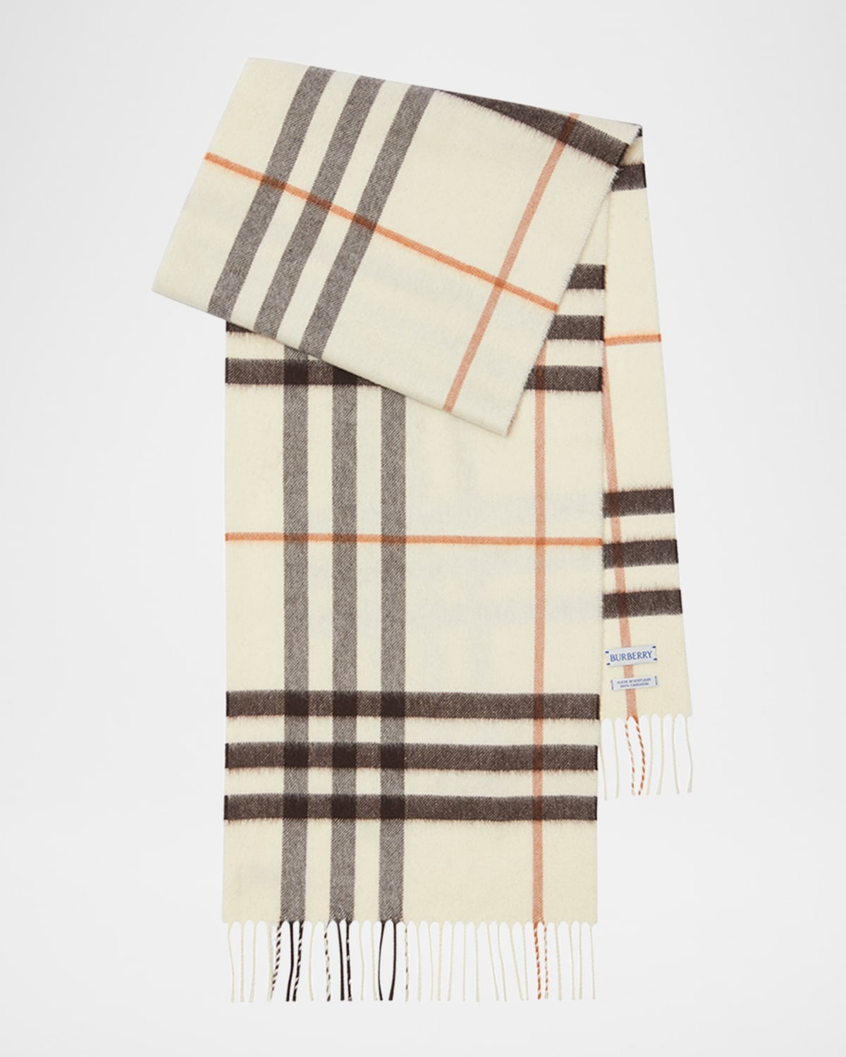 Giant Check Cashmere Scarf - 2