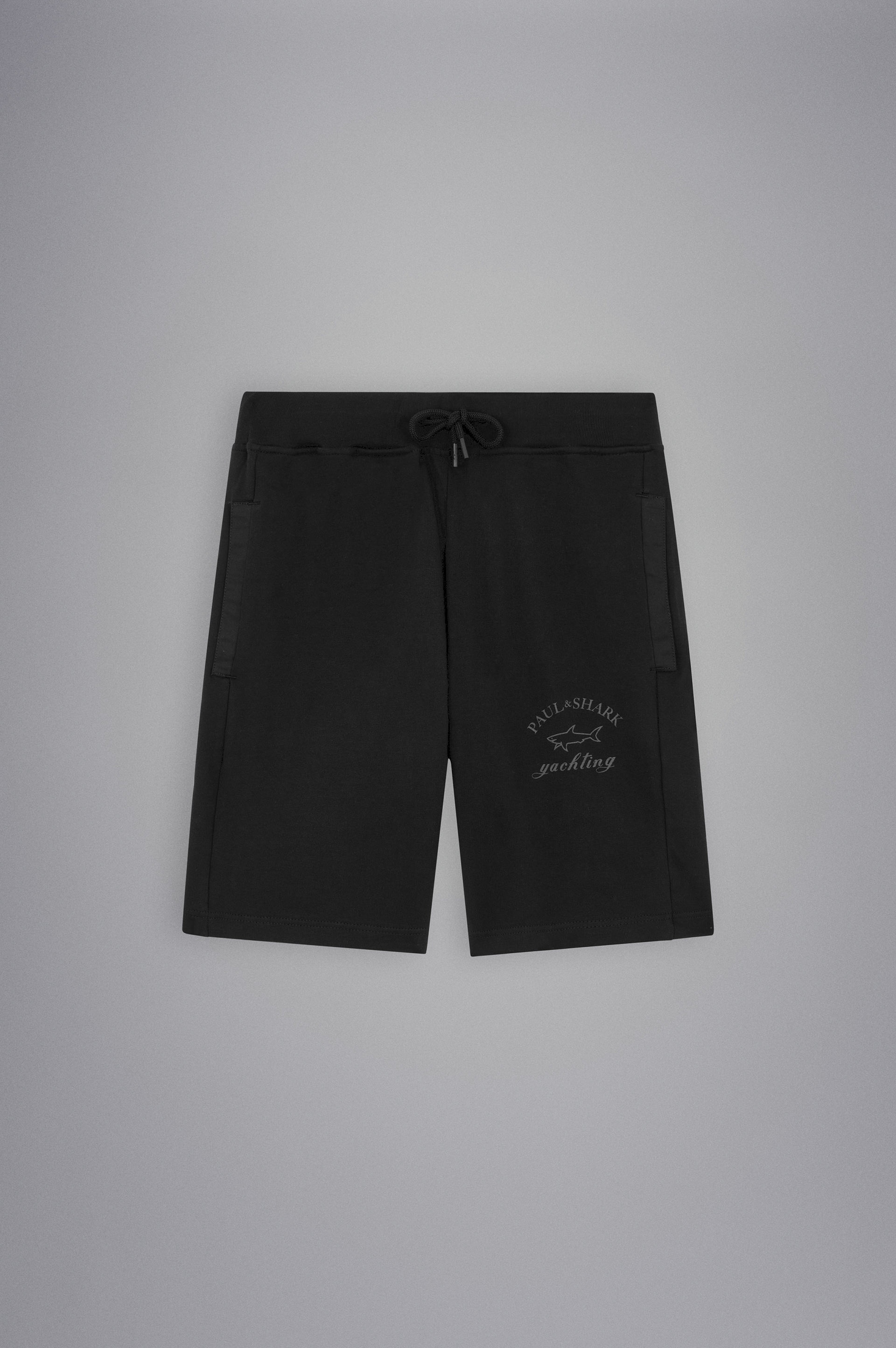 COTTON BERMUDA WITH ICONIC BADGE - 1