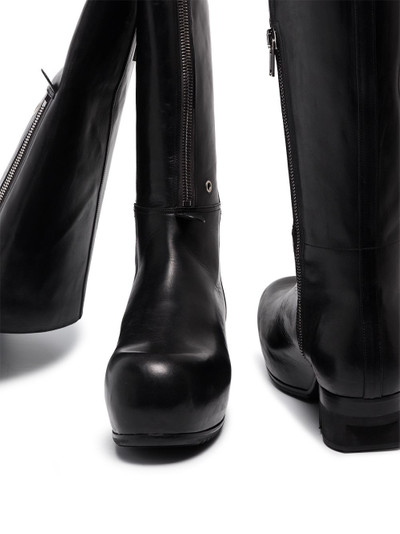 Rick Owens Bauhaus Ballast thigh high boots outlook