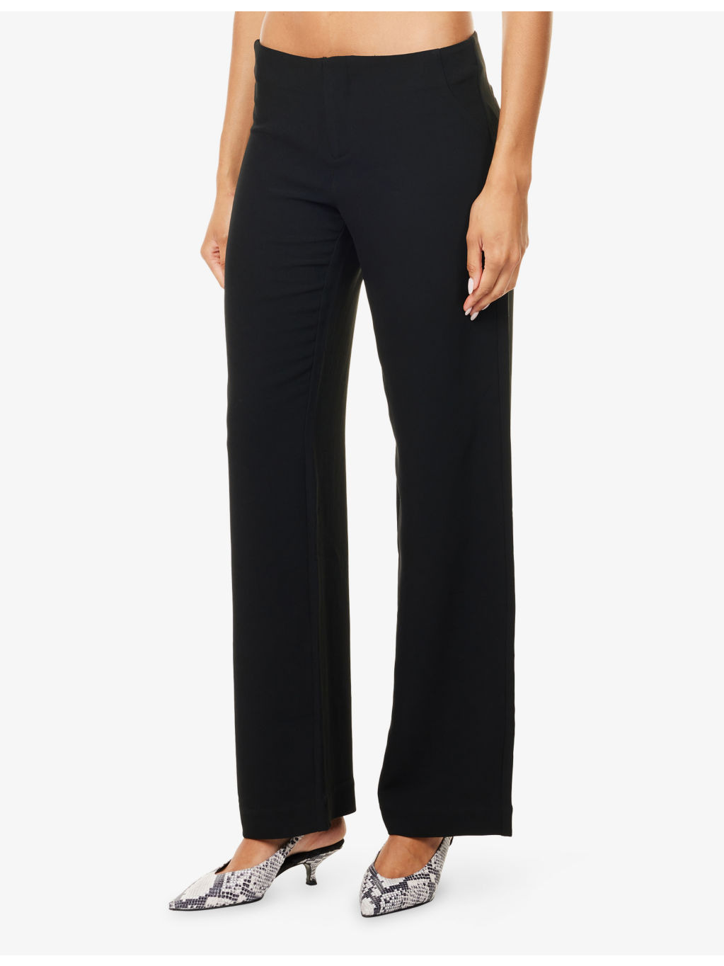 Vida Low-Rise Woven Trousers - 3