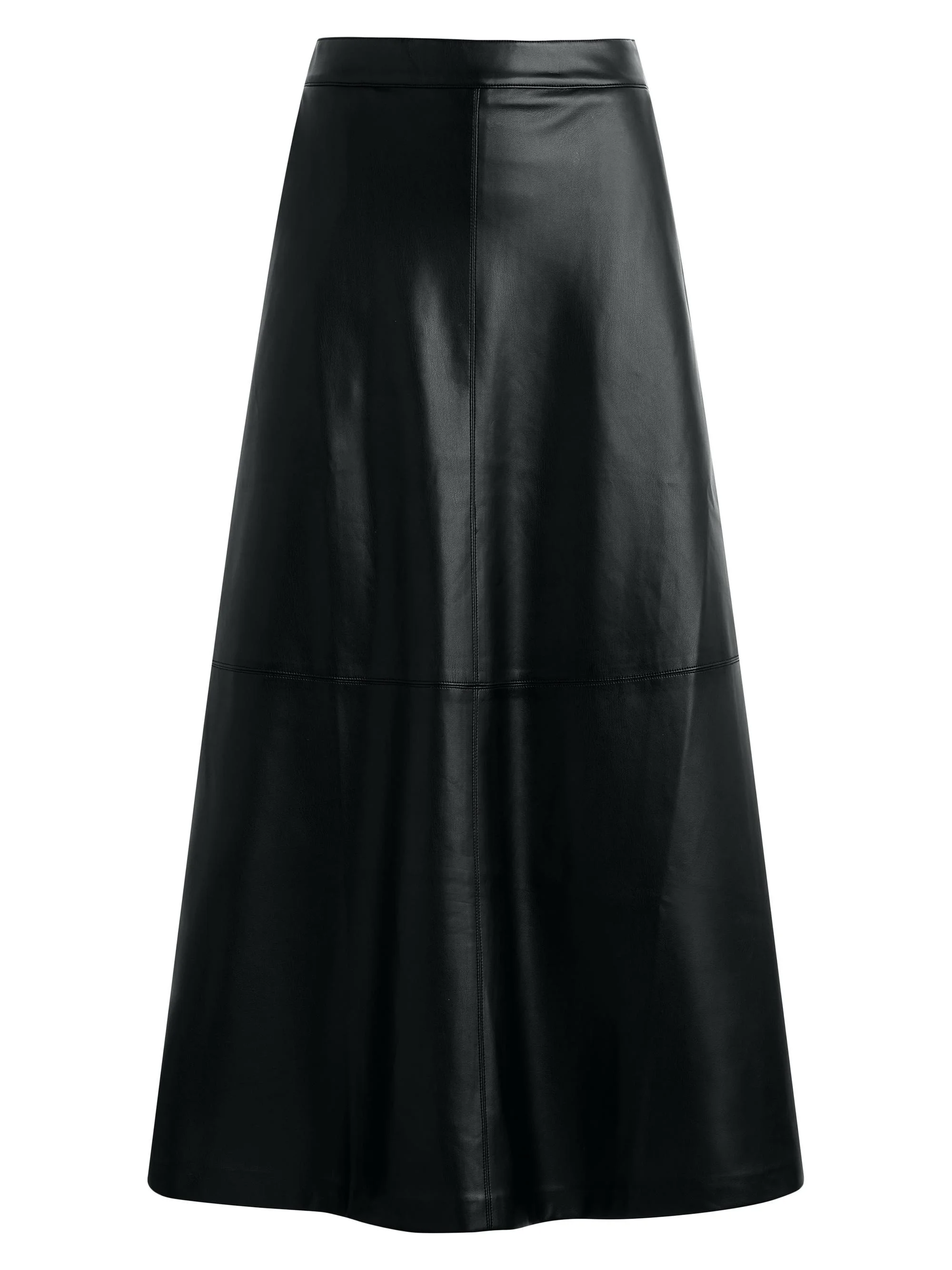 Women's x Dani Michelle The Tavi Faux Leather Maxi Skirt - Black - 1