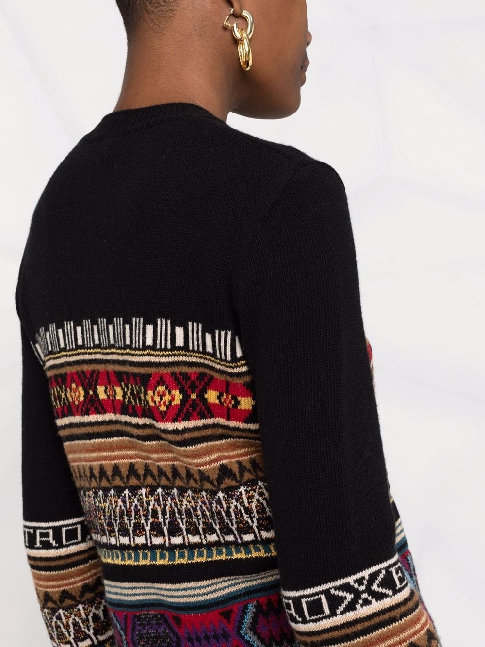 patterned intarsia-knit jumper - 3