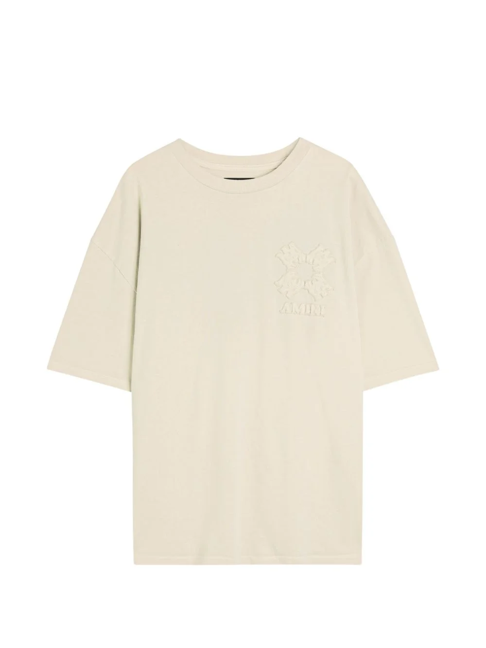 embroidered short-sleeve T-shirt - 1
