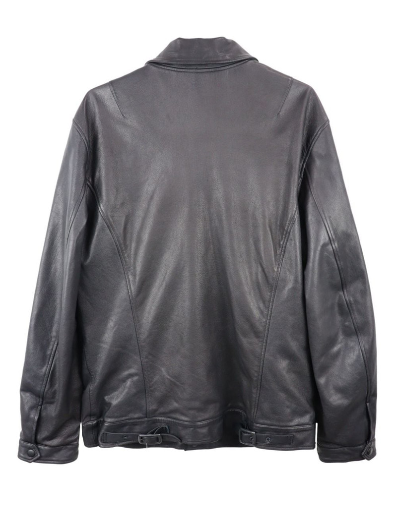 Yohji Yamamoto leather jacket outlook