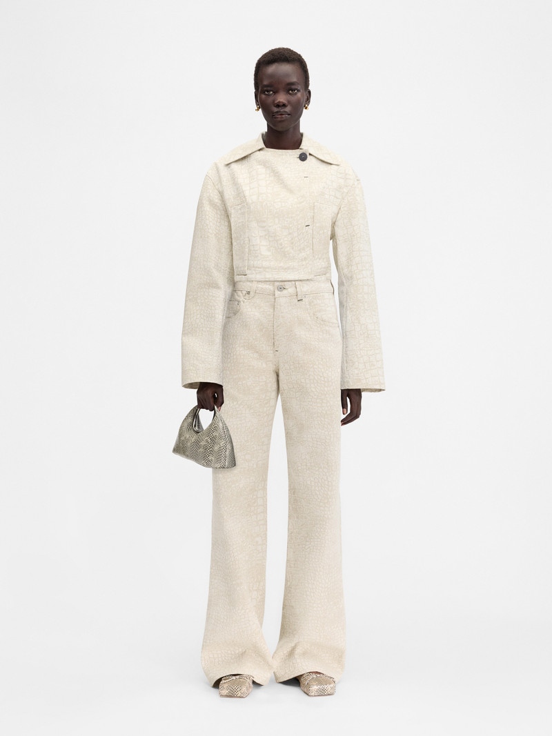 JACQUEMUS The wide de-Nîmes denim pants outlook