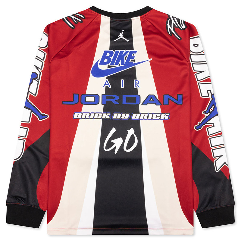 Jordan JORDAN X NIGEL SYLVESTER JERSEY 'CINNABAR' - CINNABAR/BLACK/LYON BLUE outlook