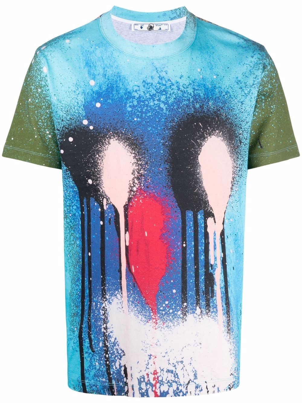 x Katsu spray paint T-shirt - 1