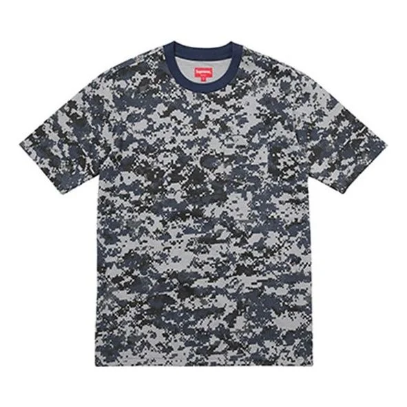 Supreme FW18 SS Pocket Navy Digi Camo Tee SUP-FW18-085 - 1