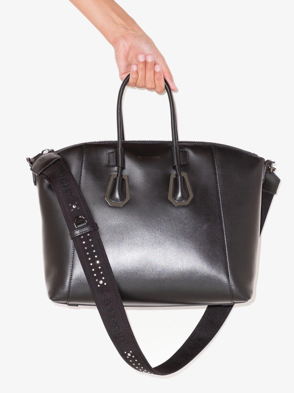 small Antigona Sport leather tote bag - 5