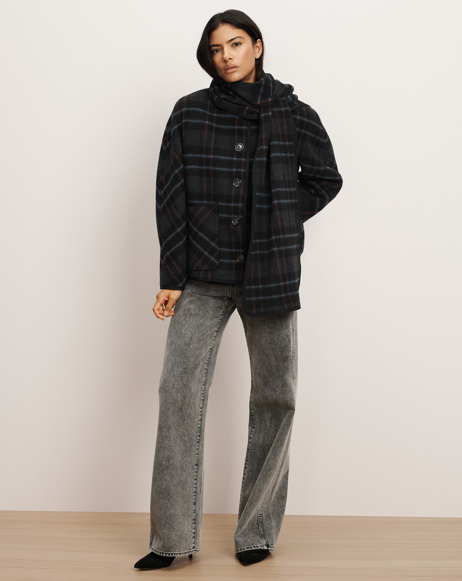 MARTINE DICKEY SCARF COAT - 3