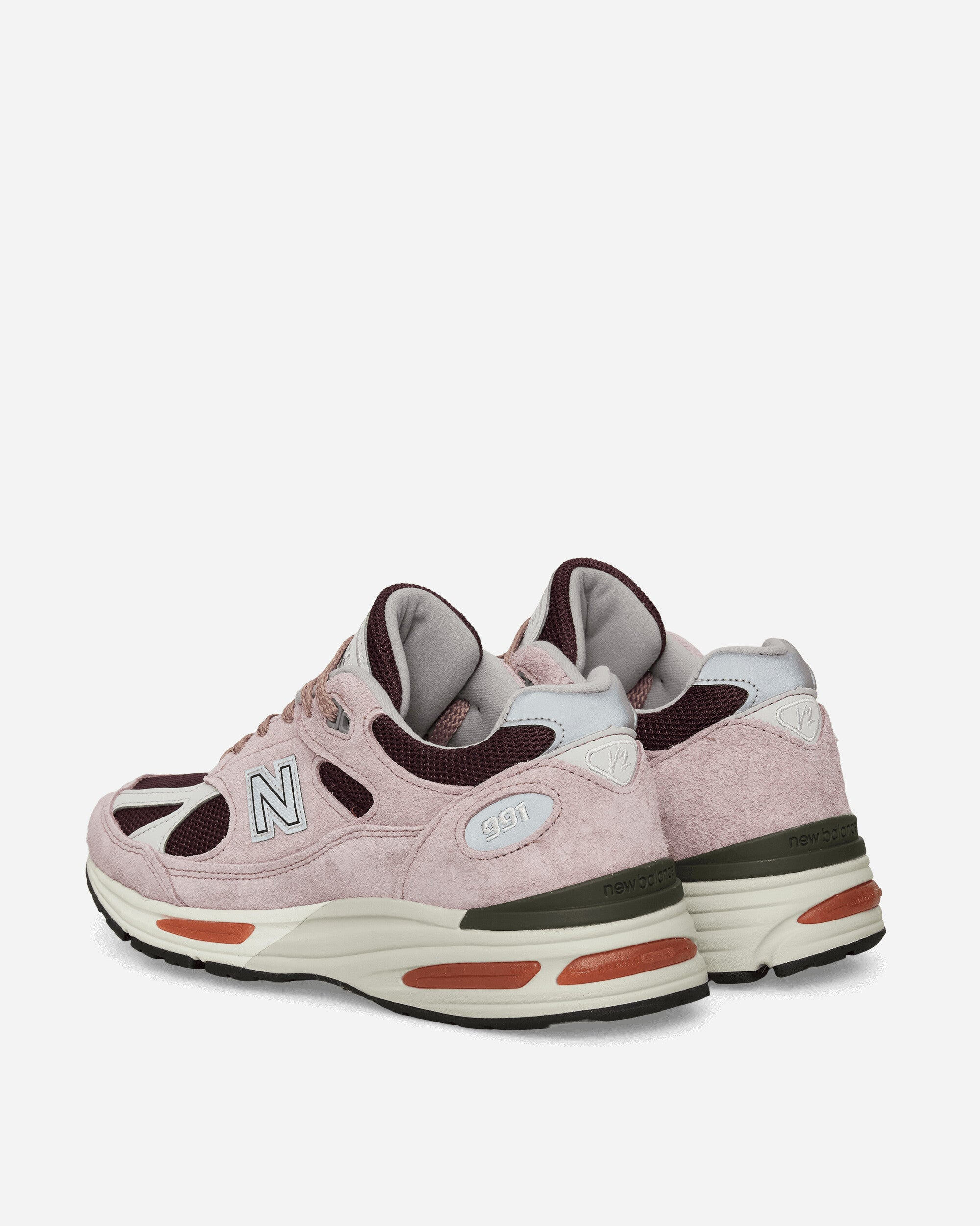Made in UK 991v2 Grape Sorbet Sneakers Deauville Mauve - 4