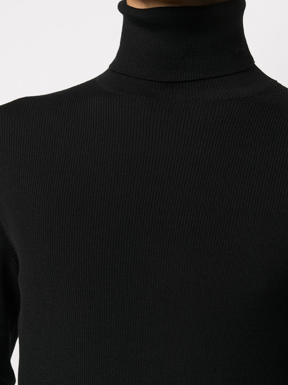 roll-neck knit jumper - 5