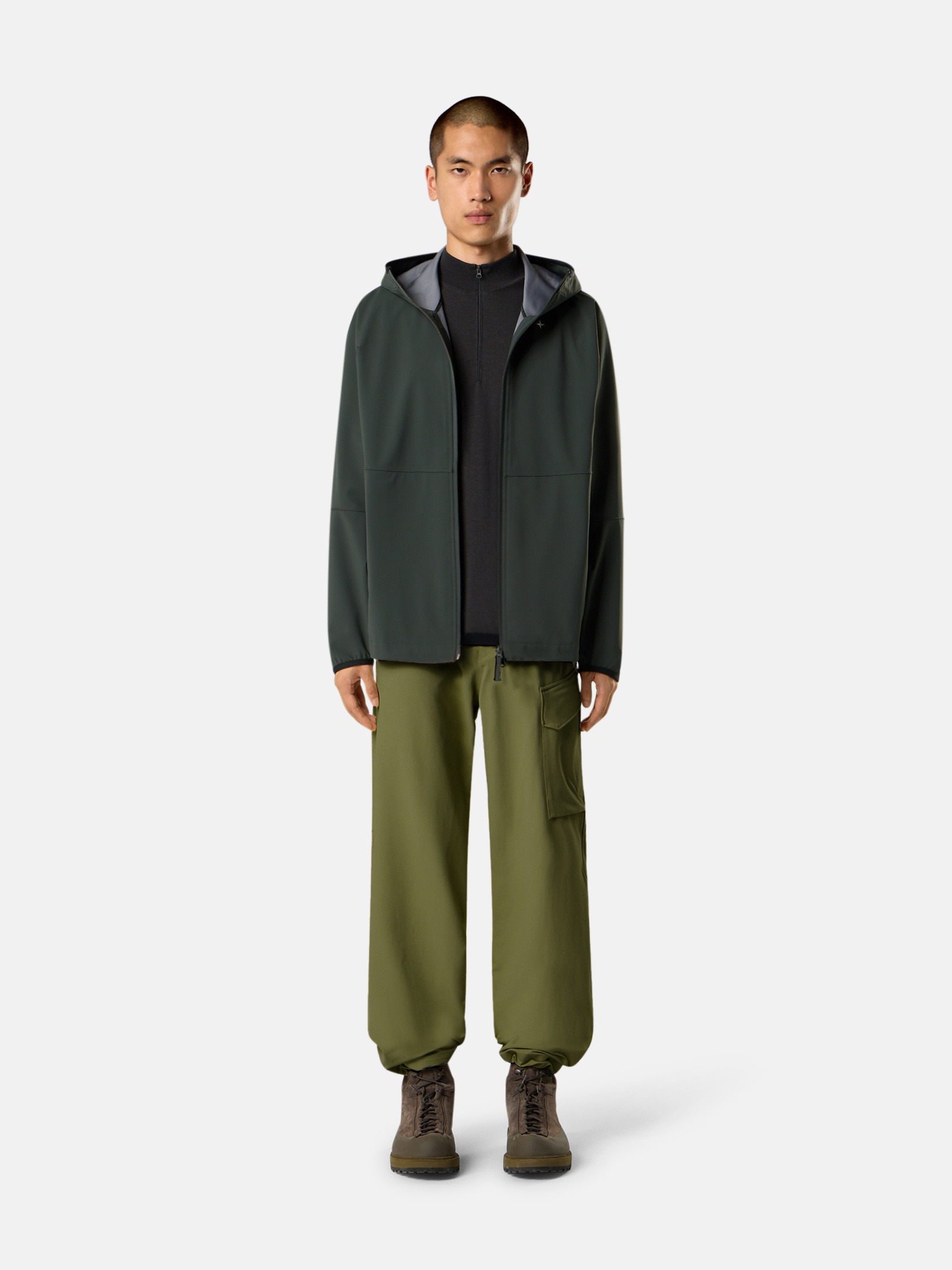 6100064 TECHNICAL JERSEY STRETCH NYLON / POLYESTER_STONE ISLAND STELLINA - 3