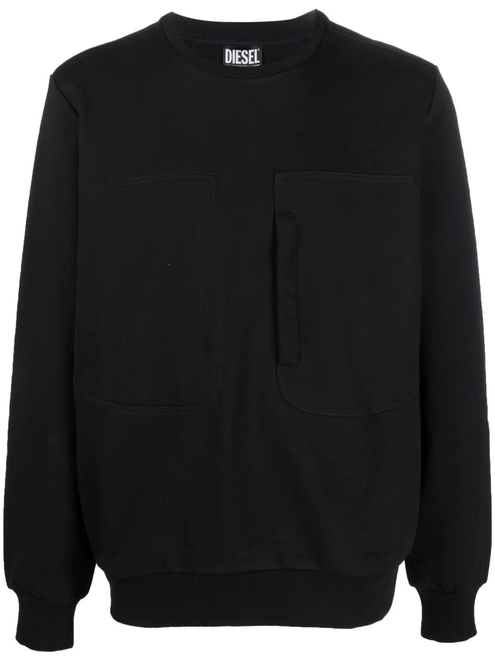 zip-pocket sweatshirt - 1