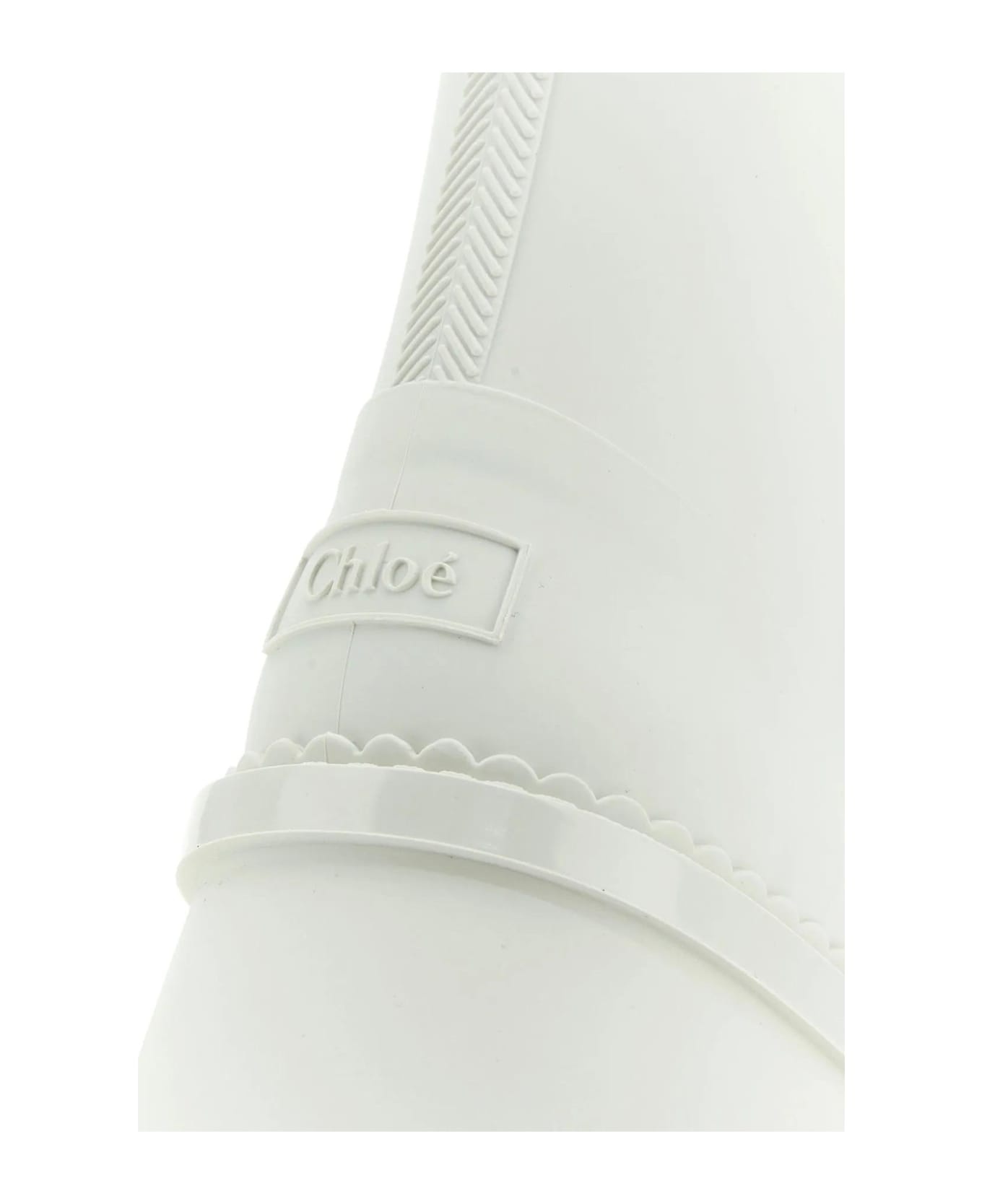 White Rubber Raina Ankle Boots - 4