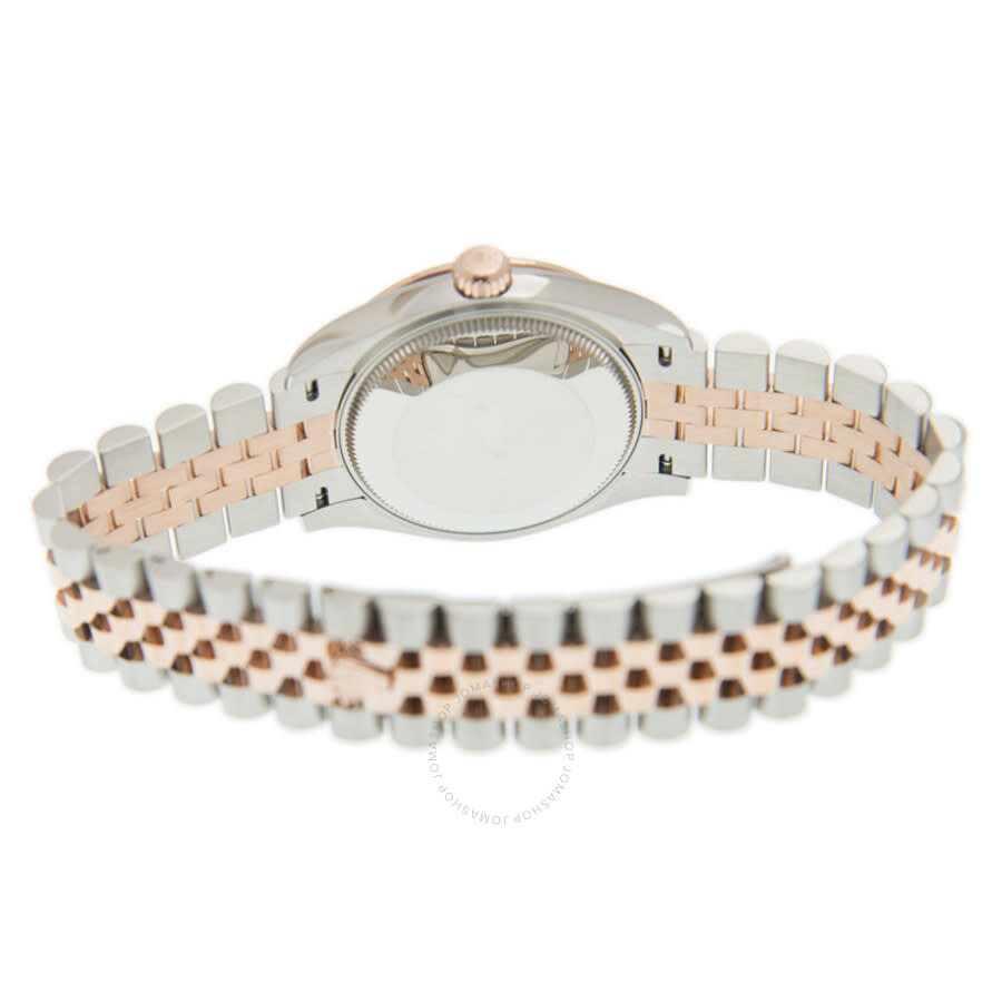Rolex Datejust 31 Mother of Pearl Diamond Dial Automatic Ladies Steel and 18kt Everose Gold Jubilee  - 5