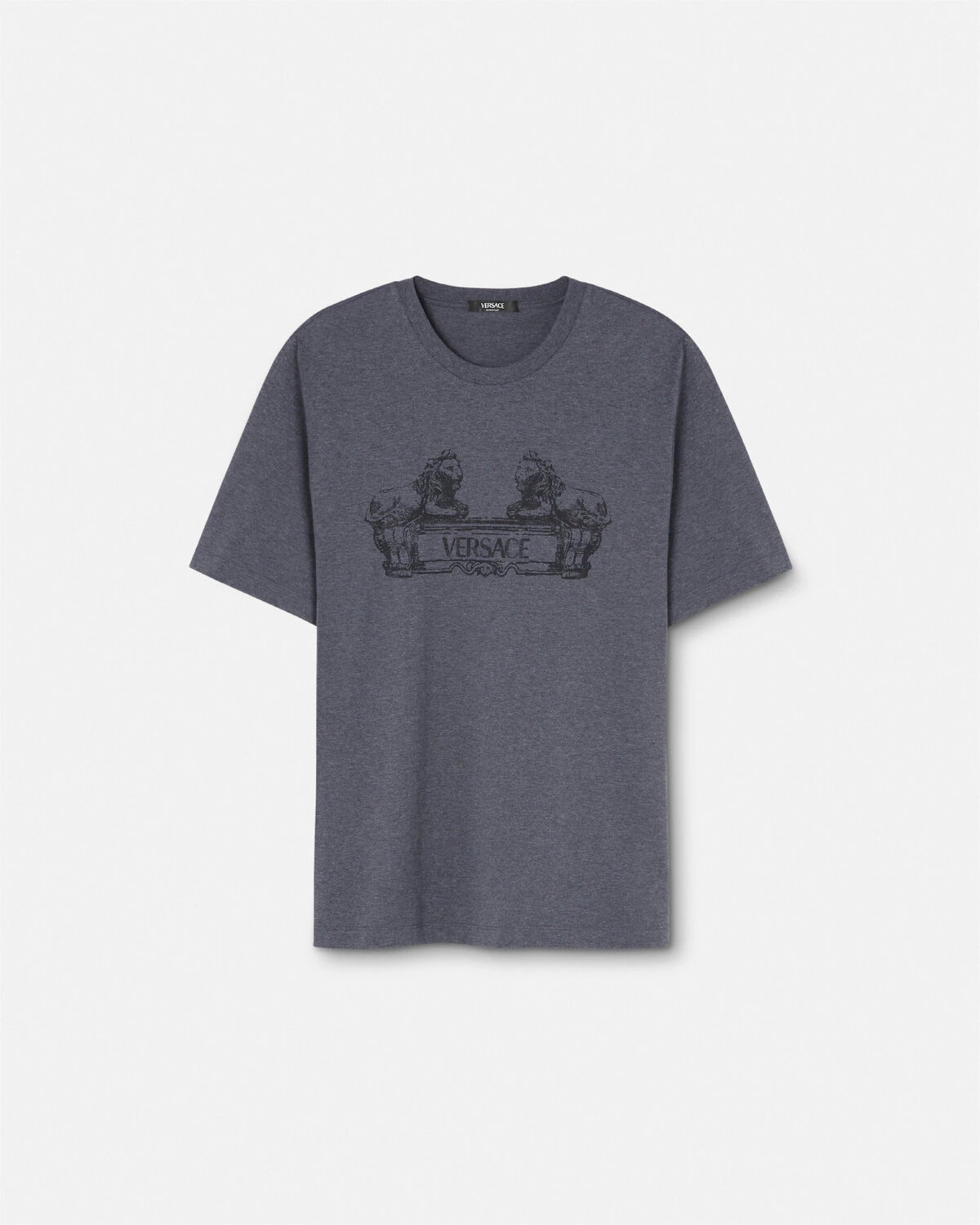 【関税＆送料込み】Versace Versace Cartouche T-Shirt In Seq VERSACE Versace Cartouche T-shirt | REVERSIBLE